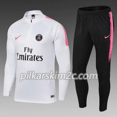 Paris Saint-Germain Komplet Bluzy Treningowe Biały 2018-2019